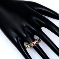 6.03 Ct Natural Tourmalines 14K Gold Ring