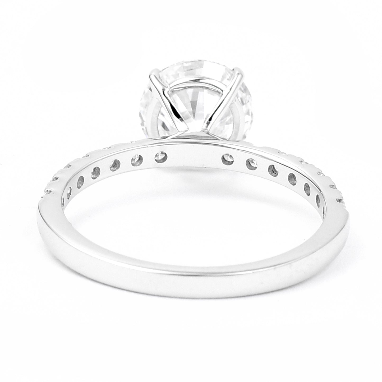 2.11 Carats Lab Grown Diamond 14K Gold Ring