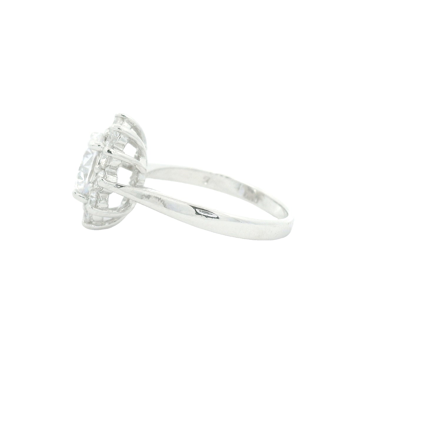 4.22 Ct Cubic Zirconia 925 Sterling Silver Ring