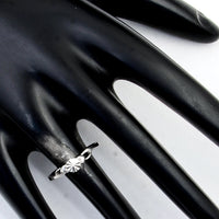 0.00 Ct Plain 925 Sterling Silver Ring