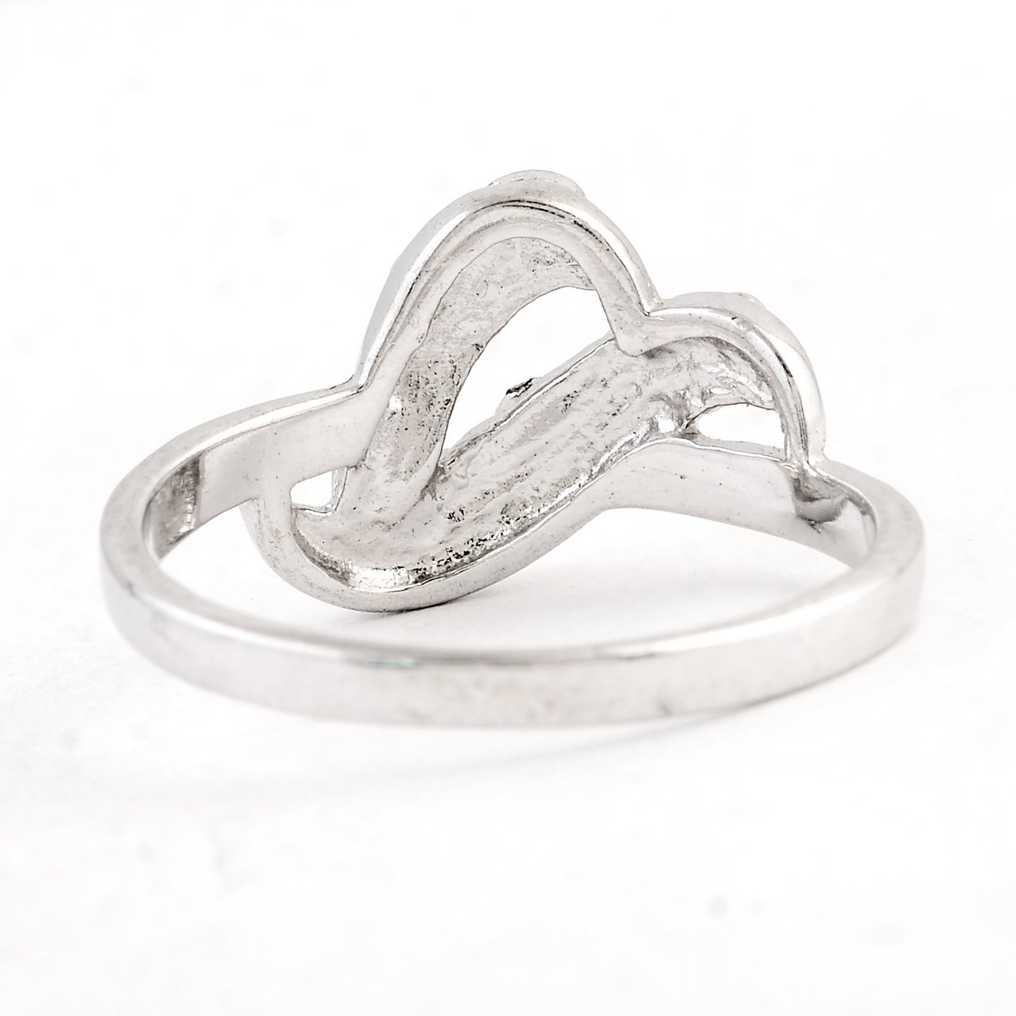 0.00 Ct Plain 925 Sterling Silver Ring