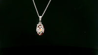 2.62 Carats Pink Lab Grown Diamond 14K Gold Pendant