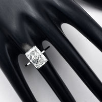5.10 Carats Lab Grown Diamond 14K Gold Ring