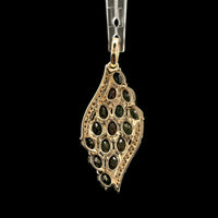 2.54 Ct Oval Tourmaline 14K Gold Pendant
