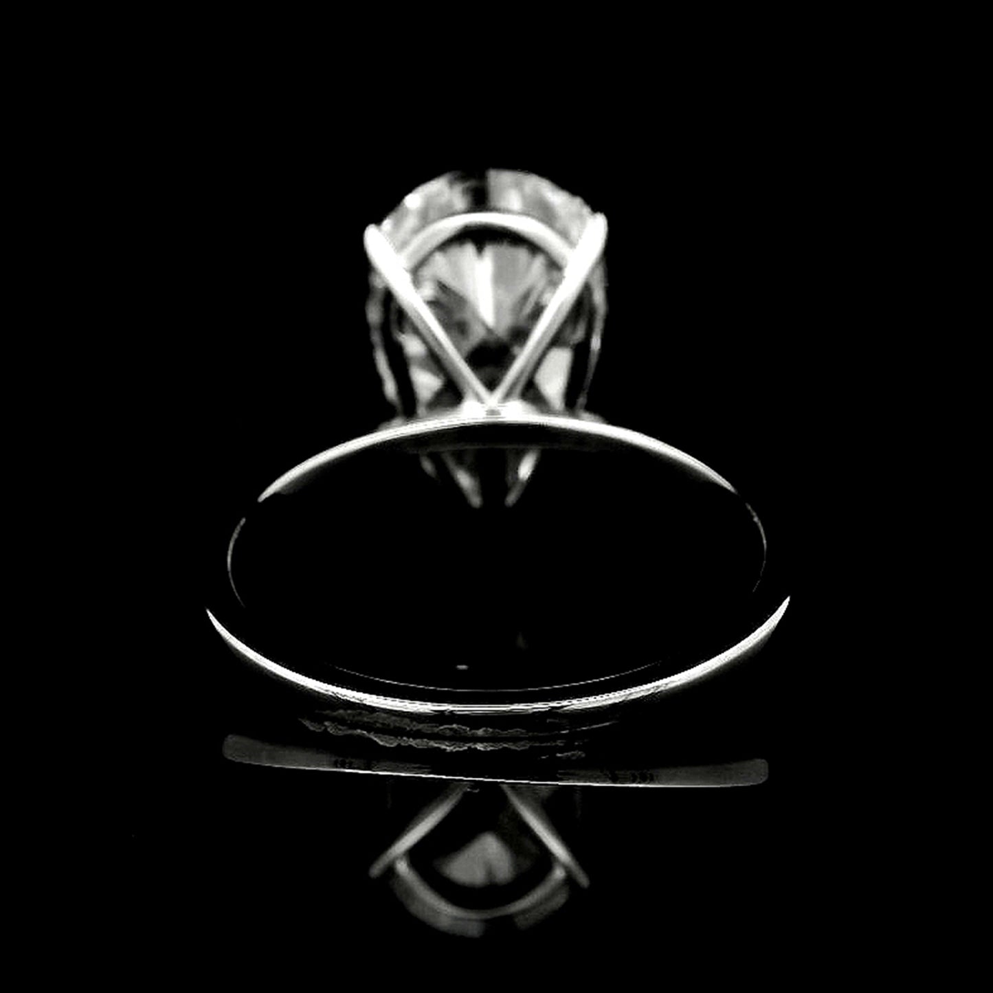 4.36 Carats Lab Grown Diamond 14K Gold Ring