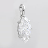 2.04 Carats Lab Grown Diamond 14K Gold Pendant