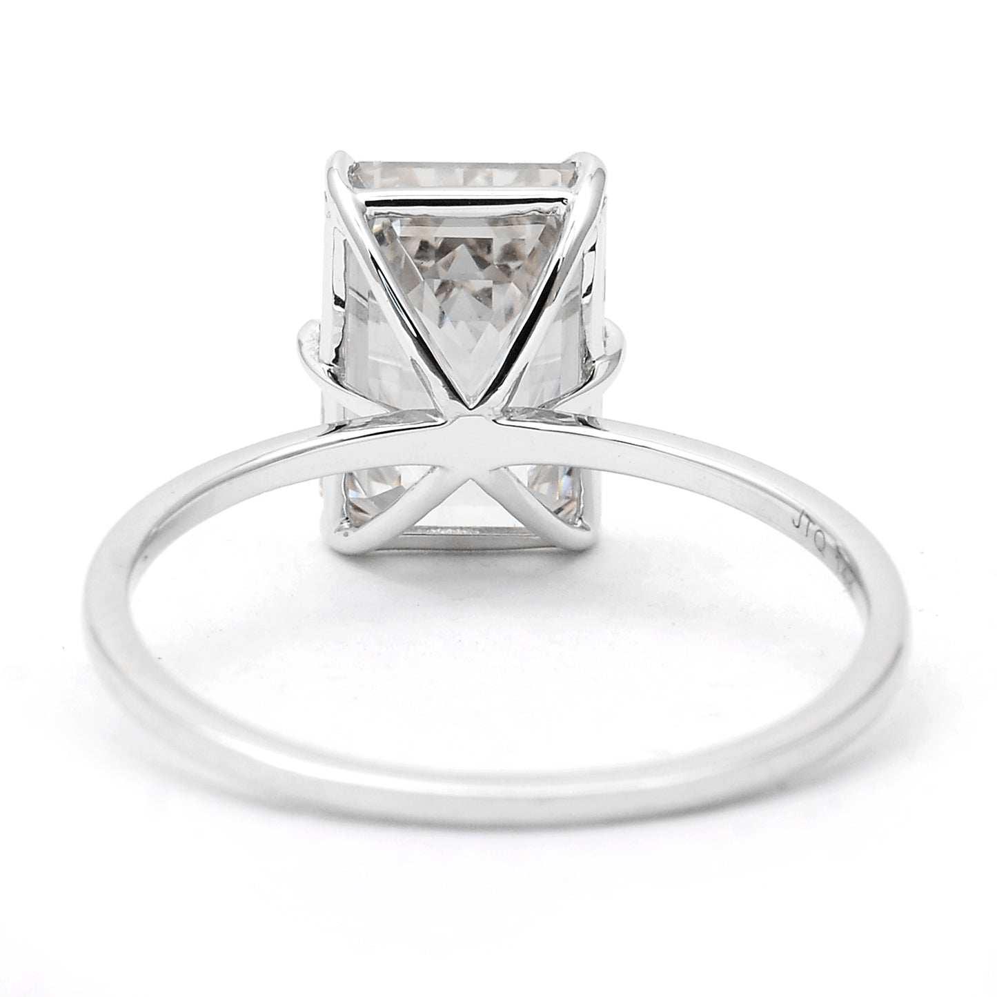 3.10 Carats Lab Grown Diamond 14K Gold Ring