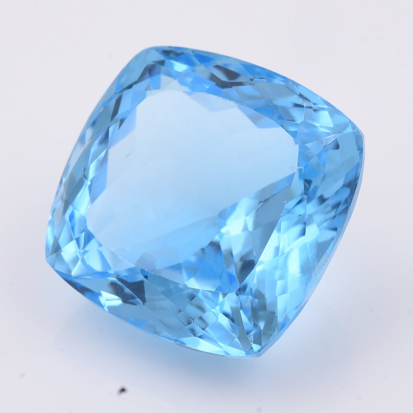 38.02 Natural Topaz Blue Topaz Cushion Mixed Cut Gemstone