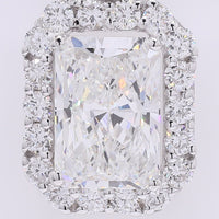 2.43 Carats Lab Grown Diamond 14K Gold Pendant