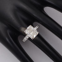 4.05 Carats Lab Grown Diamond 14K Gold Ring