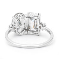 3.56 Carats Lab Grown Diamond 14K Gold Ring