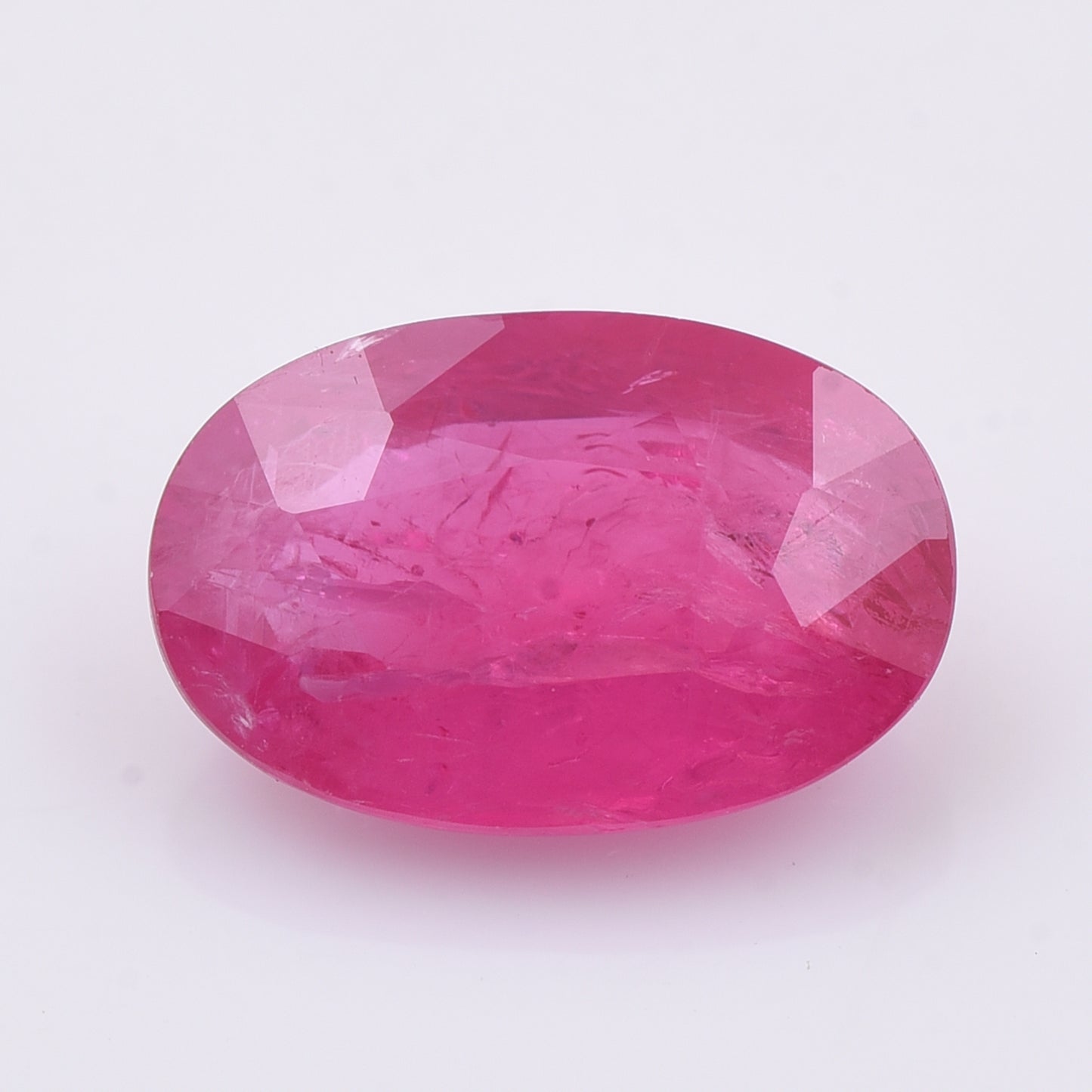 2.26 Natural Corundum Ruby Oval Mixed Cut Gemstone