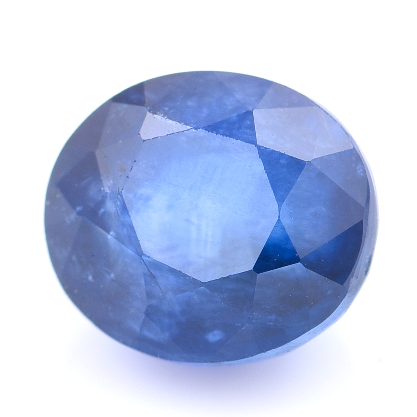 3.94 Natural Corundum Sapphire Oval Mixed Cut Gemstone