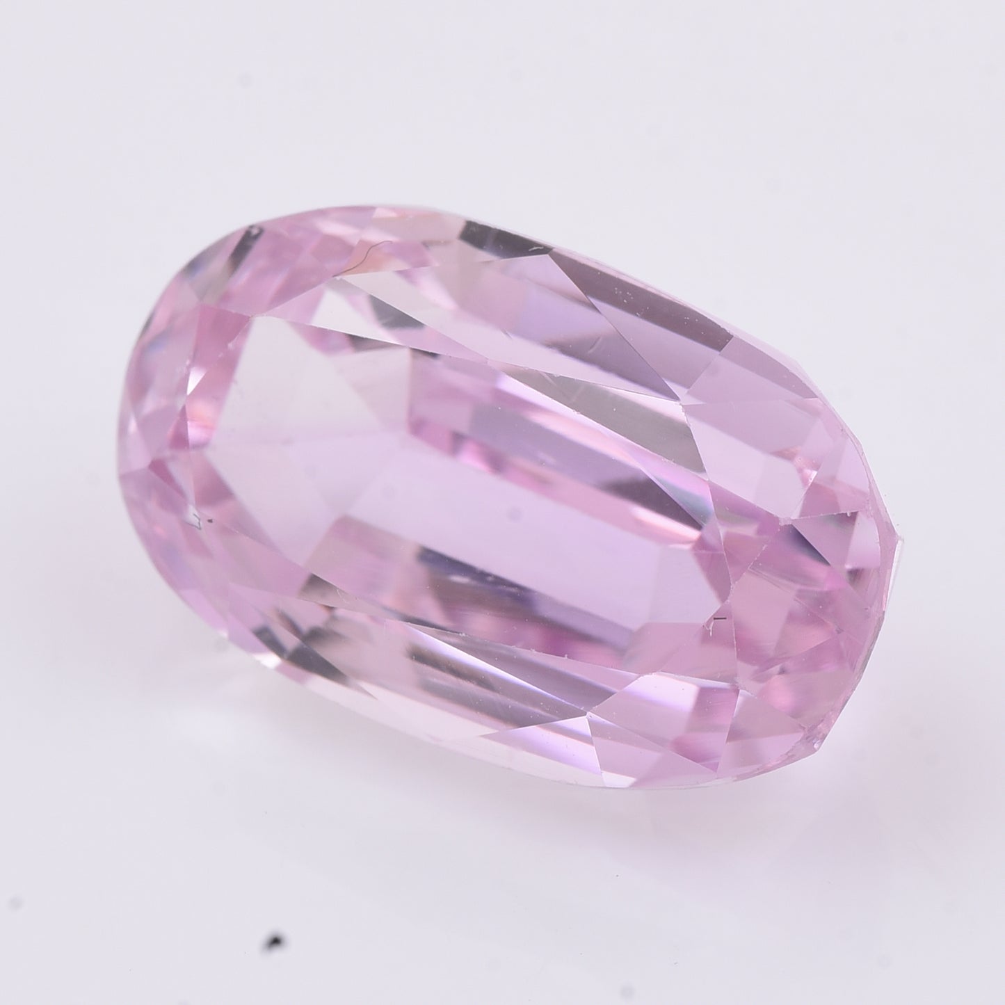 20.53 Natural Spodumene Kunzite Oval Mixed Cut Gemstone