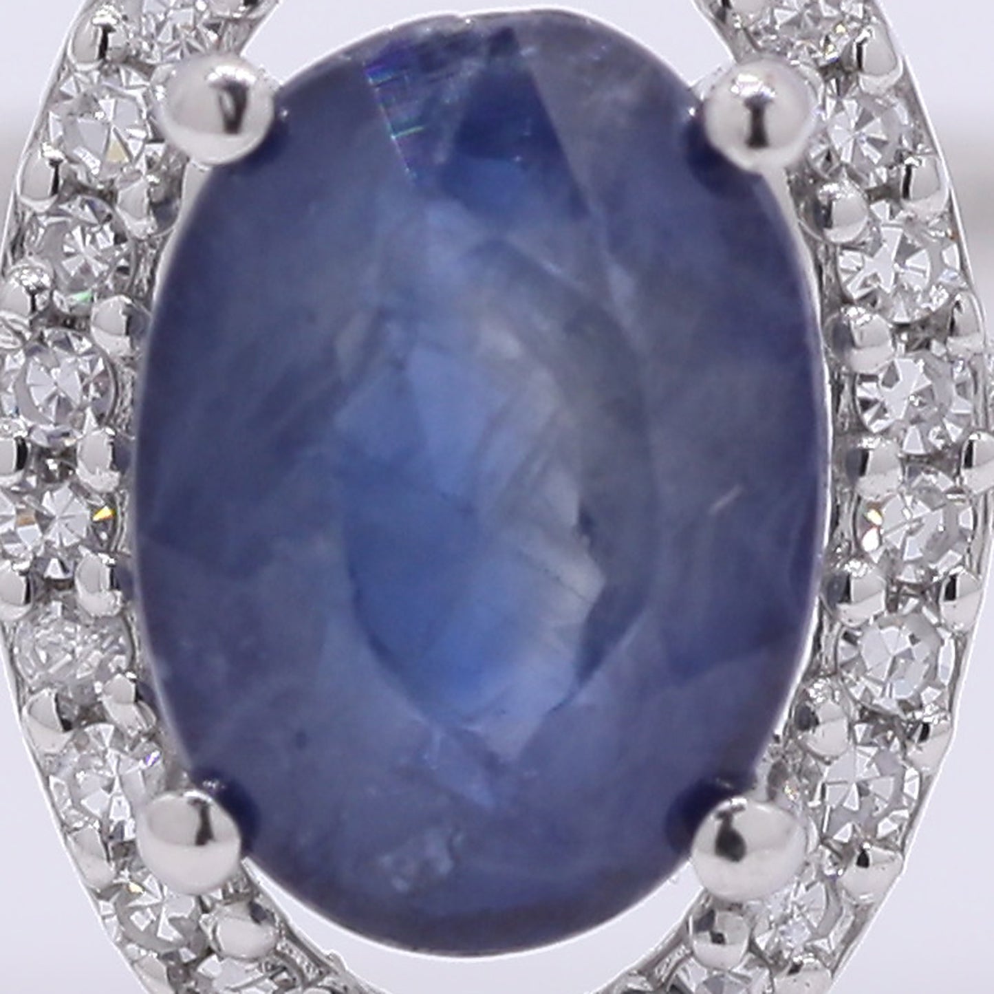 1.43 Ct Oval Mixed Cut Natural Sapphire 950 Platinum Ring