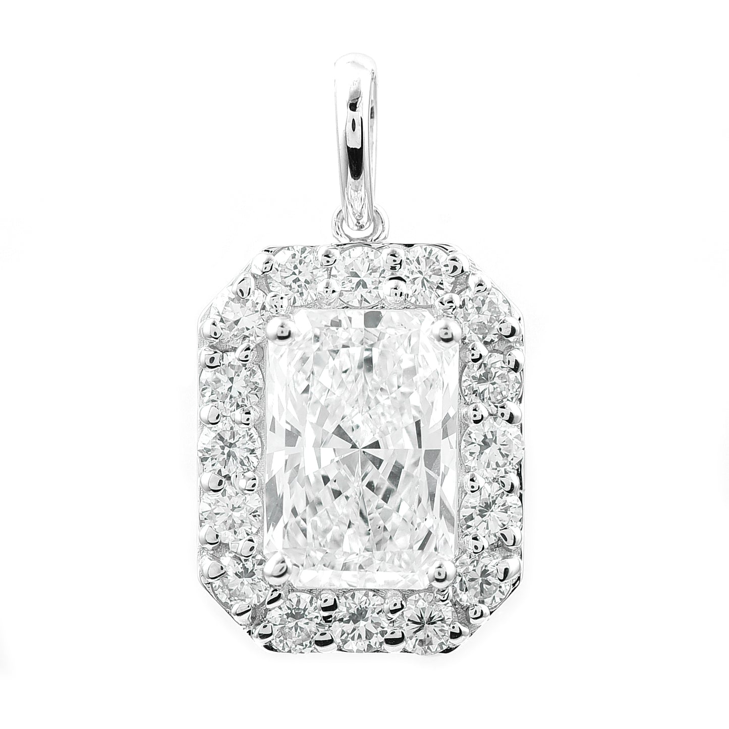 2.48 Carats Lab Grown Diamond 14K Gold Pendant