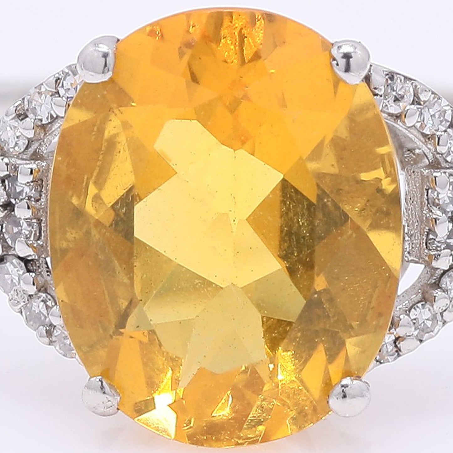 1.78 Ct Oval Mixed Cut Natural Fire Opal 950 Platinum Ring