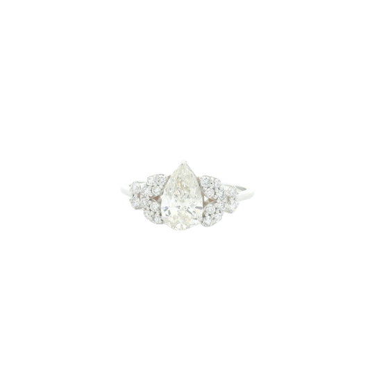 1.47 Carats Lab Grown Diamond 14K Gold Ring