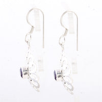 3.01 Ct Amethyst 925 Sterling Silver Earrings
