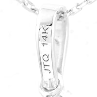 4.86 Carats Lab Grown Diamond 14K Gold Pendant