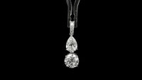 3.00 Carats Lab Grown Diamond 14K Gold Pendant