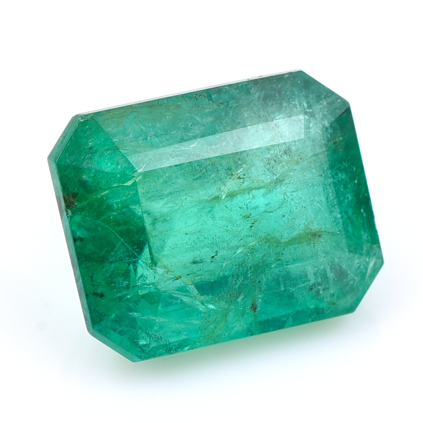 3.54 Natural Beryl Emerald Emerald Cut Gemstone