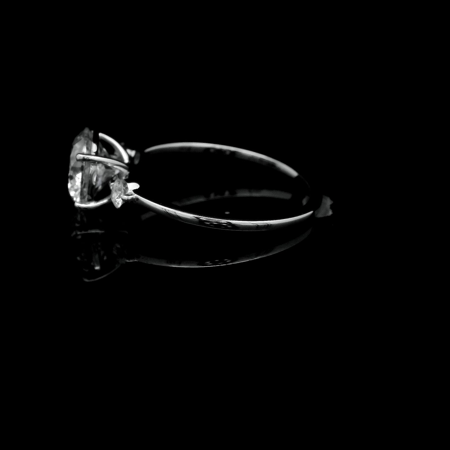 1.80 Ct Round Lab Grown Diamond 14K Gold Ring