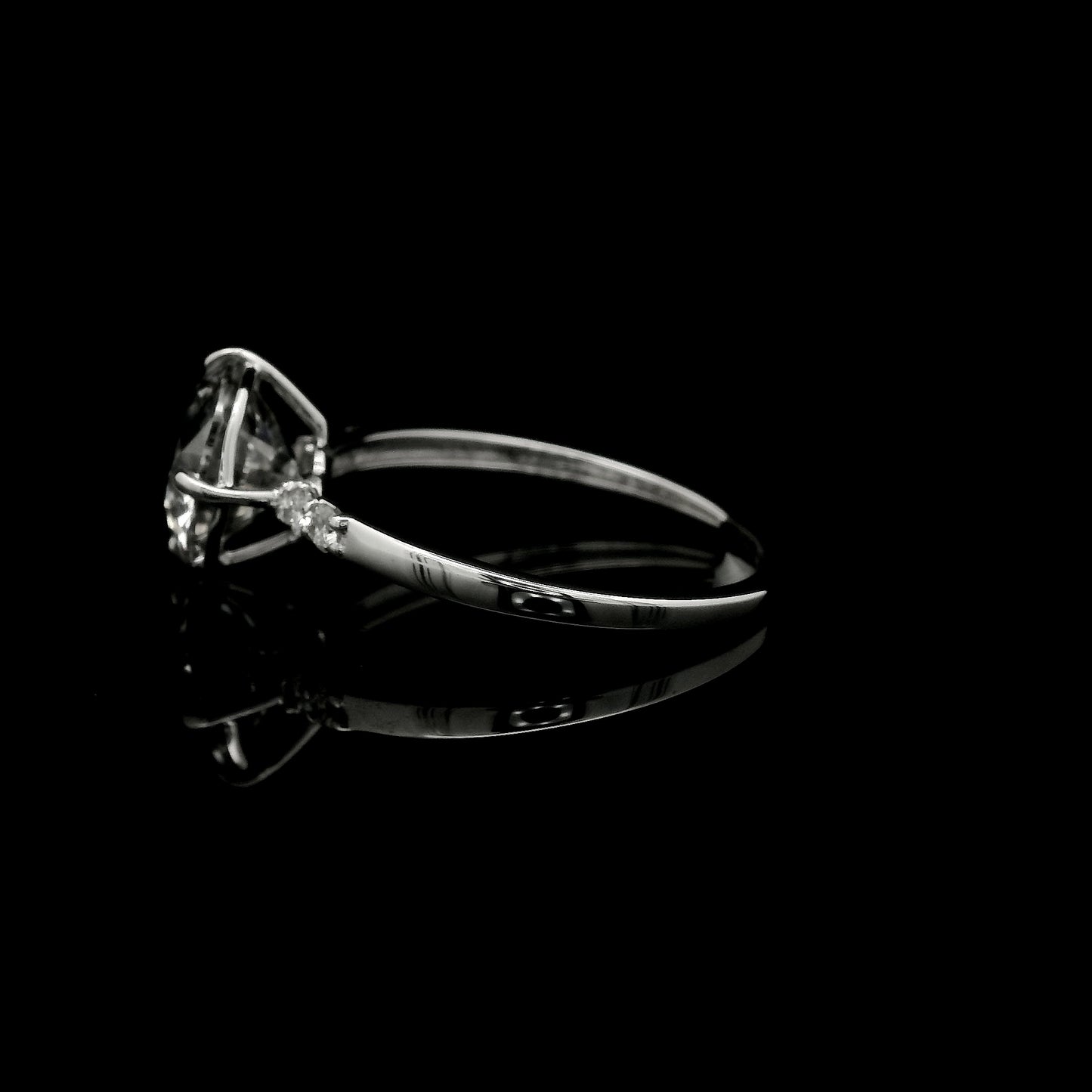 2.42 Carats Lab Grown Diamond 14K Gold Ring
