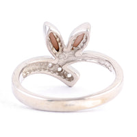 1.45 Ct Pearl Cz 925 Sterling Silver Ring