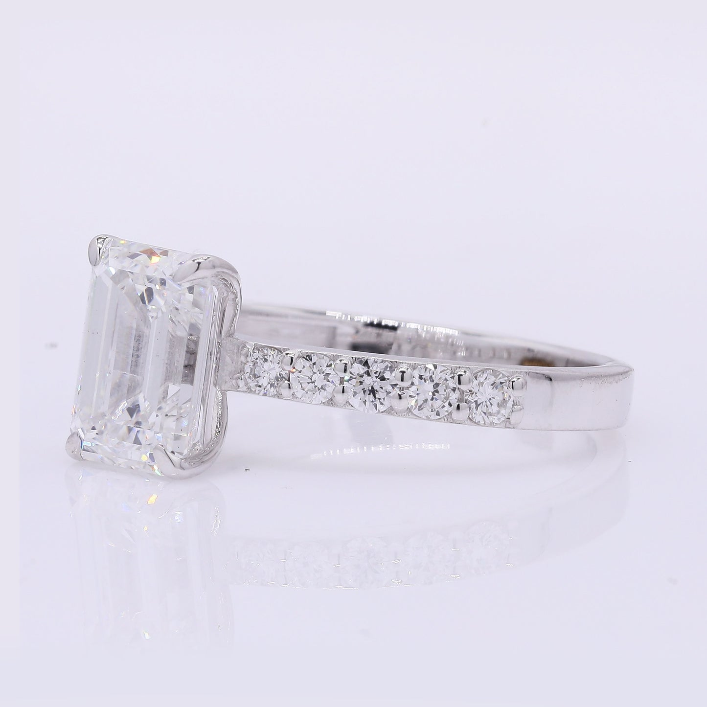 2.31 Carats Lab Grown Diamond 14K Gold Ring