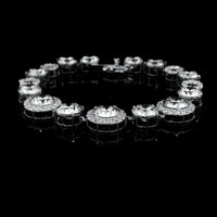 29.68 Carats Lab Grown Diamond 14K Gold Bracelet