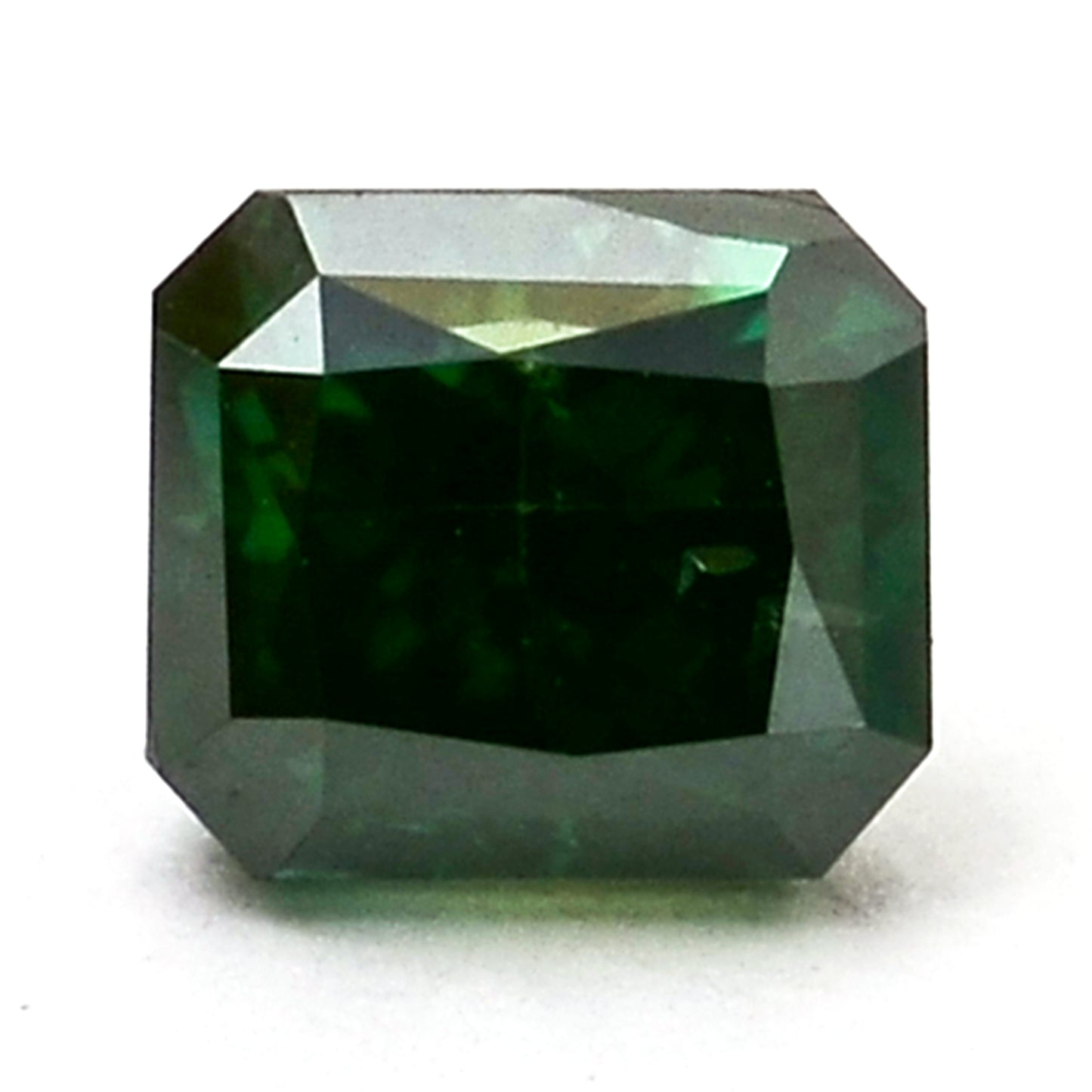 0.38 Green Diamond Octagon Loose Diamond
