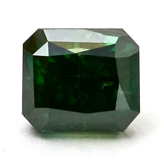 0.38 Green Diamond Octagon Loose Diamond