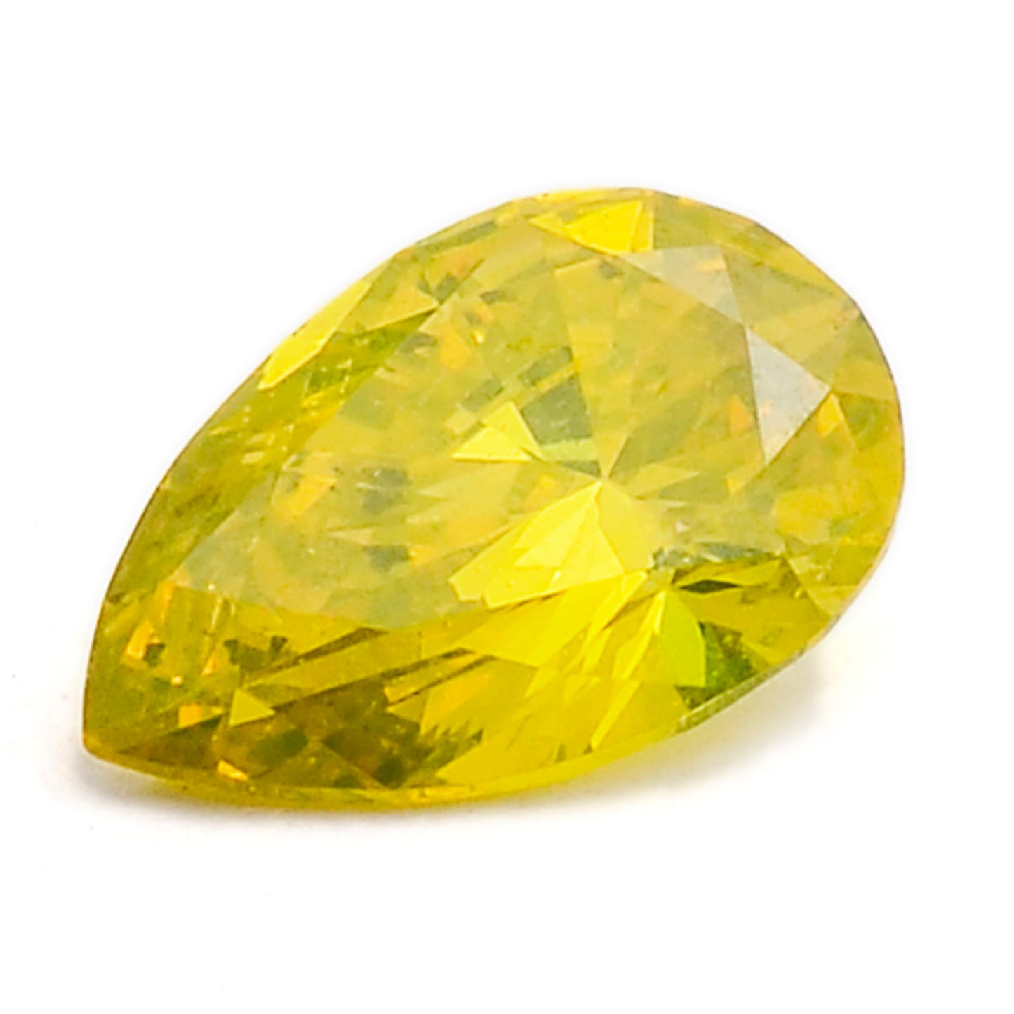 0.36 Yellow Diamond Pear Loose Diamond