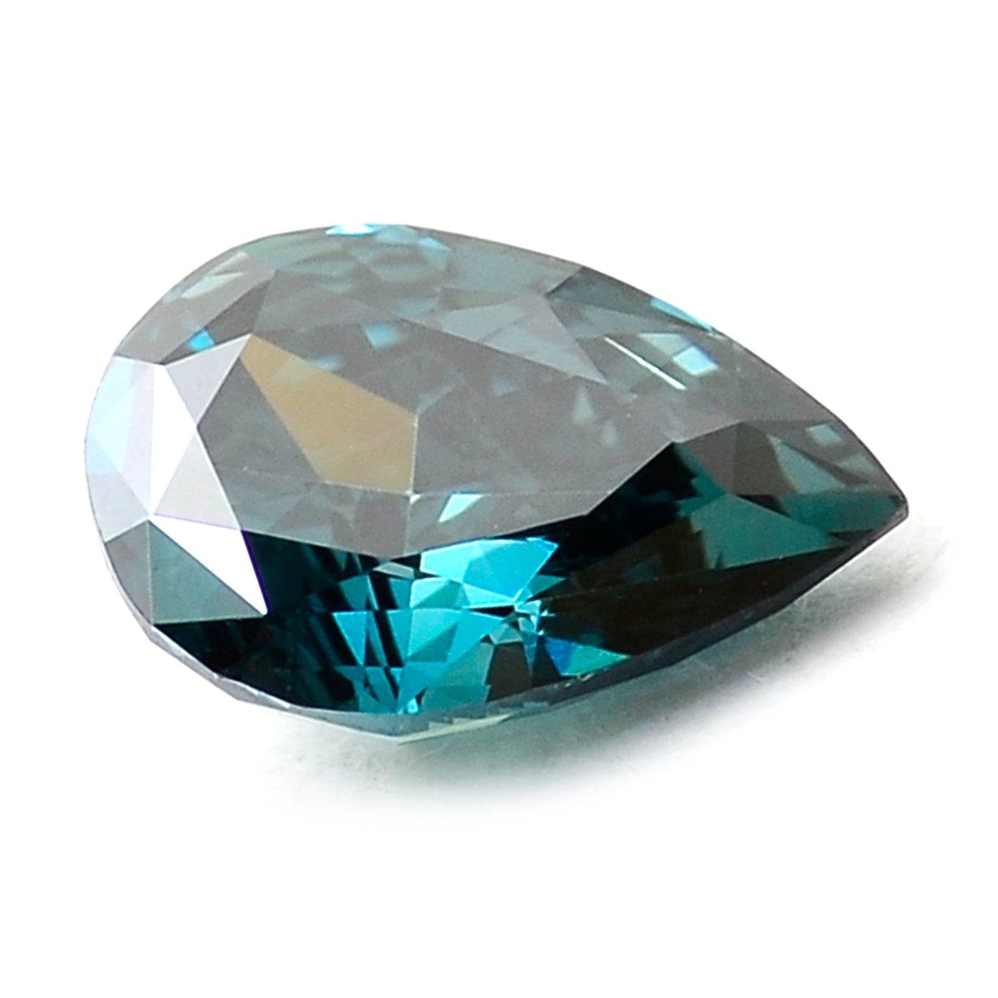 0.48 Blue Diamond Pear Loose Diamond