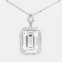 2.94 Carats Lab Grown Diamond 14K Gold Pendant