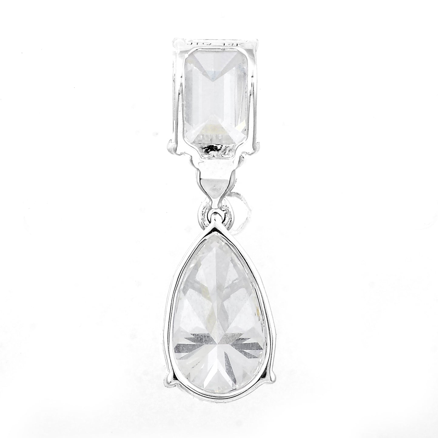 3.10 Carats Lab Grown Diamond 14K Gold Pendant
