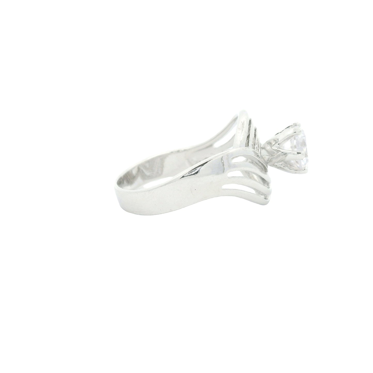 1.43 Ct Cubic Zirconia 925 Sterling Silver Ring