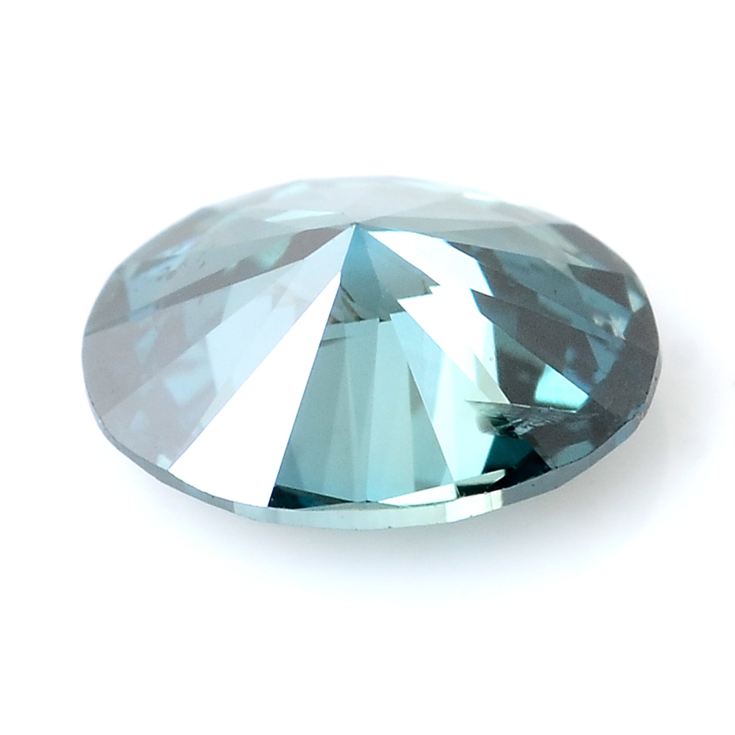 0.37 Carat Blue Diamond Oval Loose Gemstone