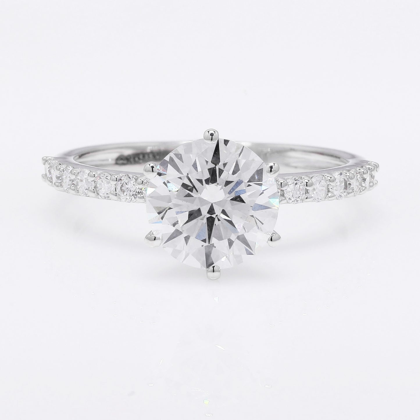 2.23 Ct Round Brilliant Lab Grown Diamond 14K Gold Ring
