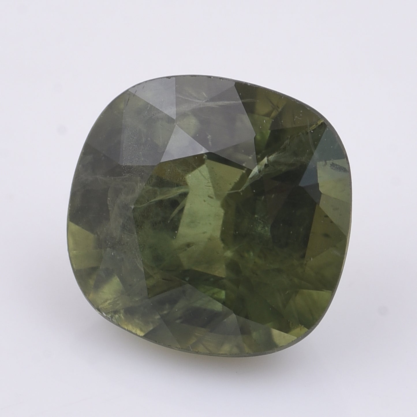 2.41 Natural Corundum Green Sapphire Cushion Mixed Cut Gemstone
