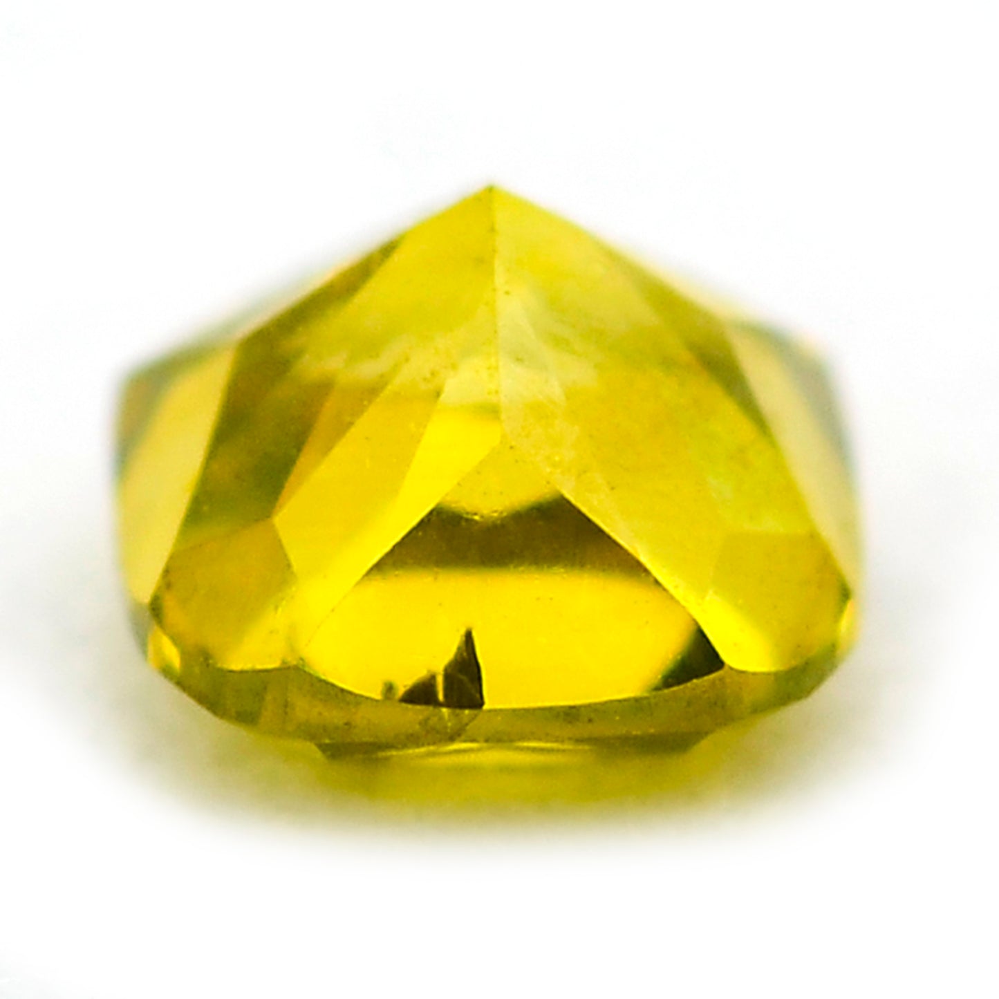 0.33 Yellow Diamond Cushion Loose Diamond