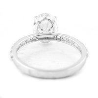 2.42 Carats Lab Grown Diamond 14K Gold Ring
