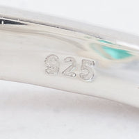 1.67 Ct Heart Green Topaz 925 Sterling Silver Ring