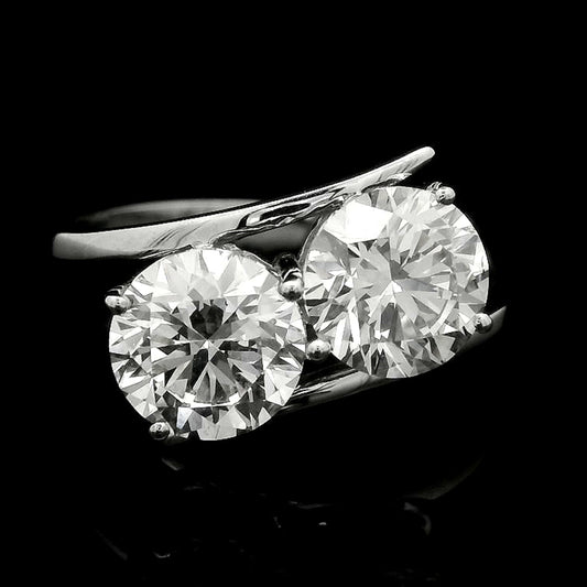 2.60 Carats Lab Grown Diamond 14K Gold Ring