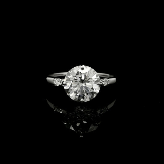 2.42 Carats Lab Grown Diamond 14K Gold Ring