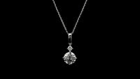 1.14 Ct Round Lab Grown Diamond 14K Gold Pendant