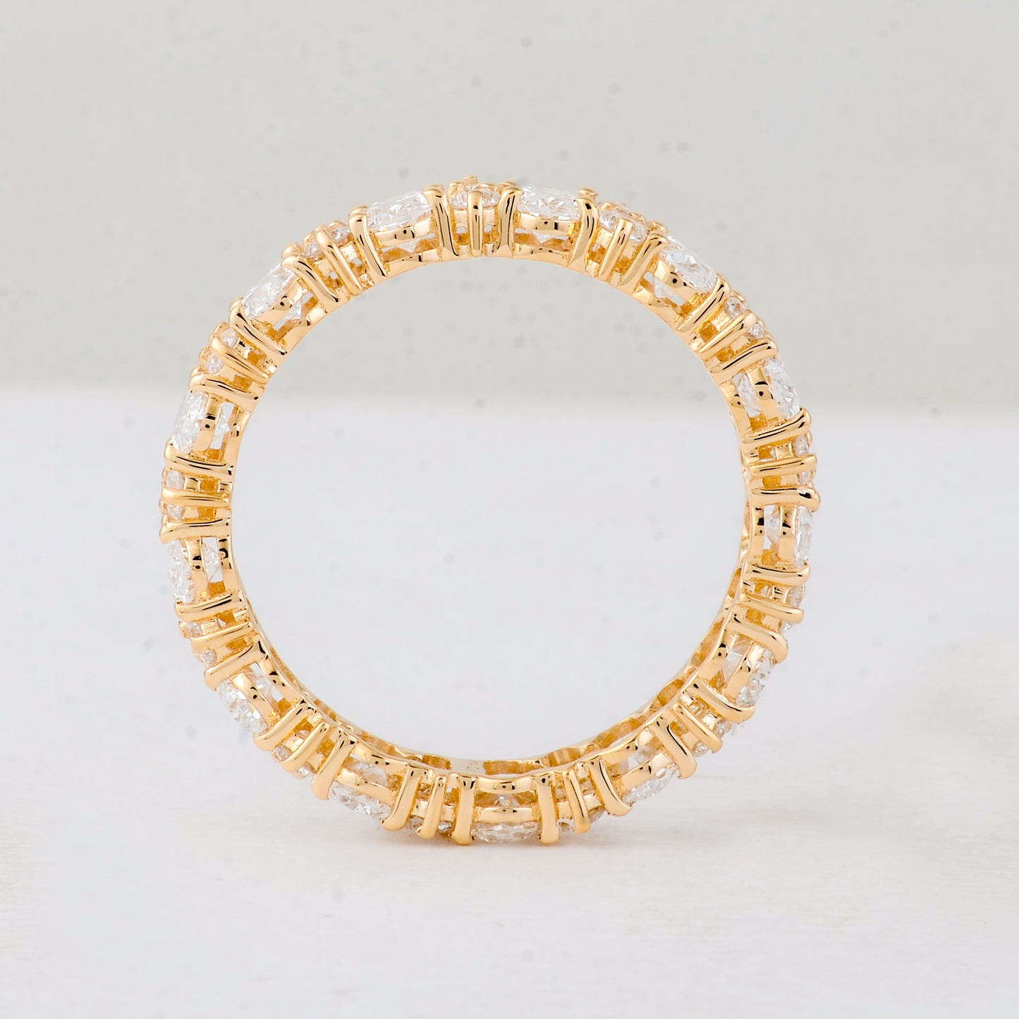 2.92 Carats Lab Grown Diamond 14K Gold Ring