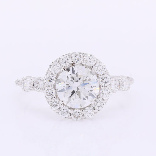 2.03 Carats Lab Grown Diamond 14K Gold Ring