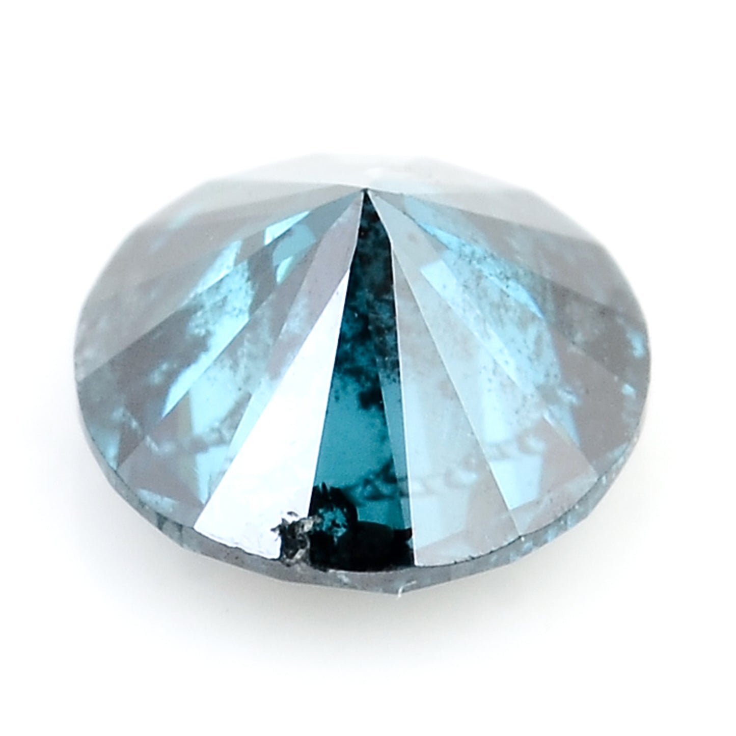 0.30 Blue Diamond Round Loose Gemstone